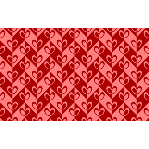 SVG Hearts pattern vector image