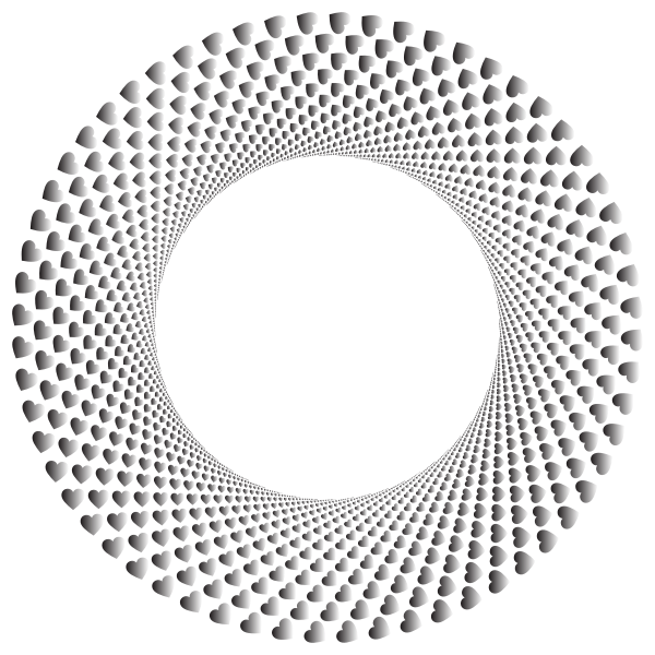 SVG Hearts shutter vortex