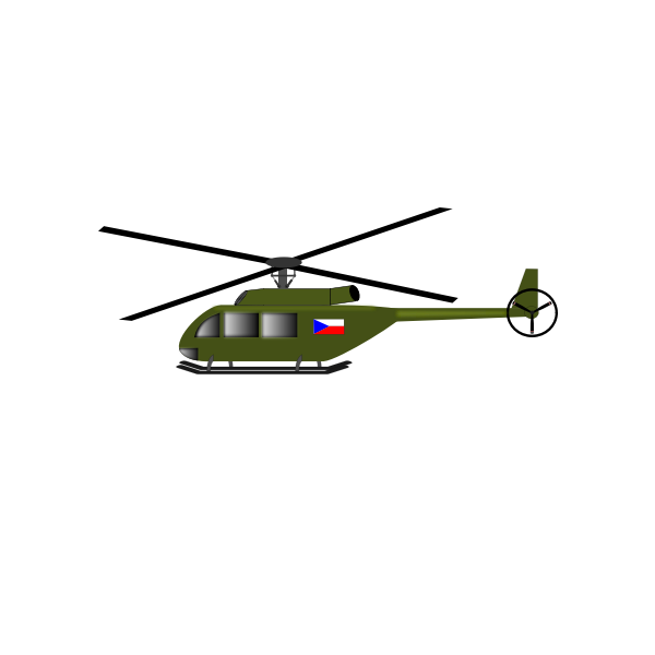 SVG Helicopter vector art
