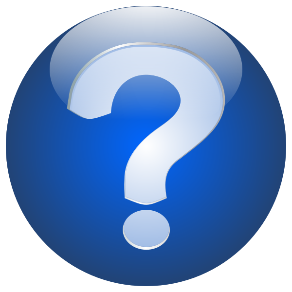 SVG Help round button vector graphics