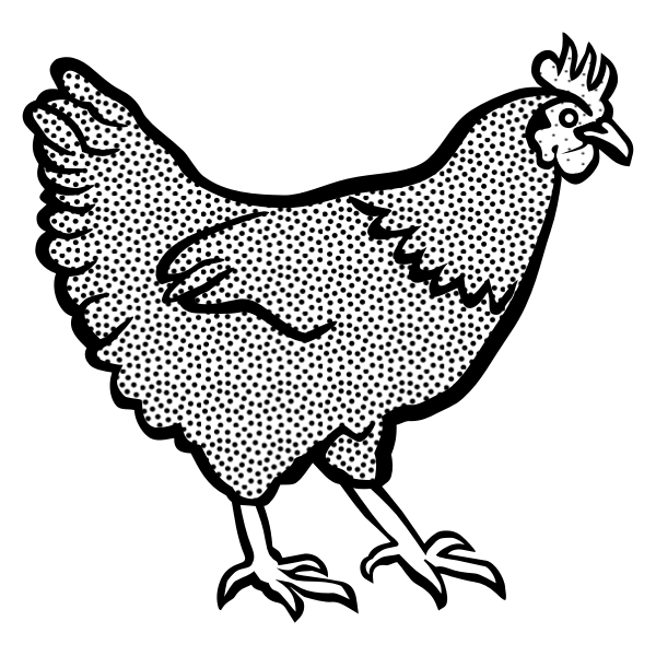 SVG Hen