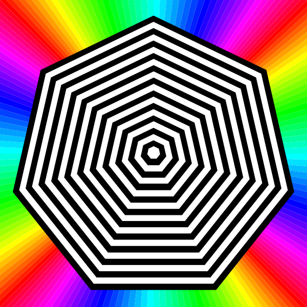 SVG Heptagon shape