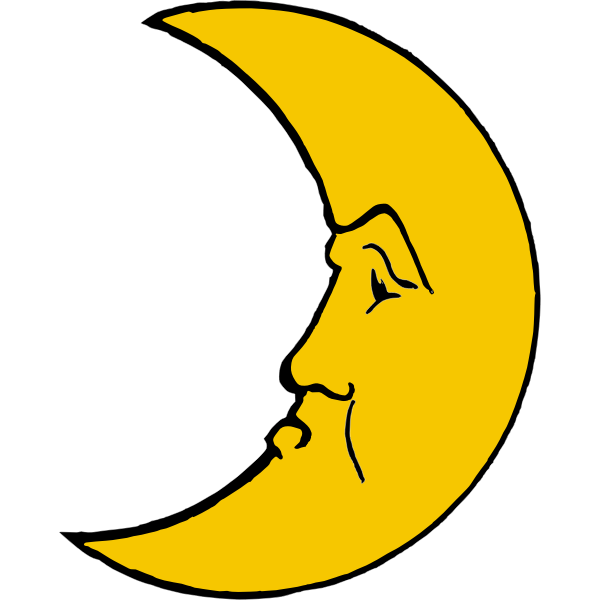 SVG Heraldic crescent