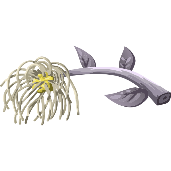 SVG herbs hairball flower