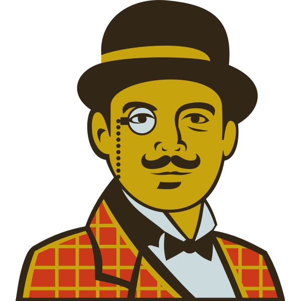 SVG Hercule Poirot by Rones