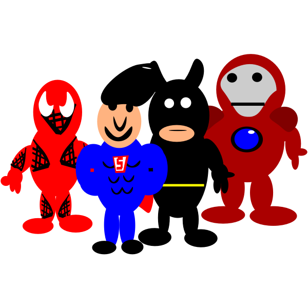 SVG Heroes from comics