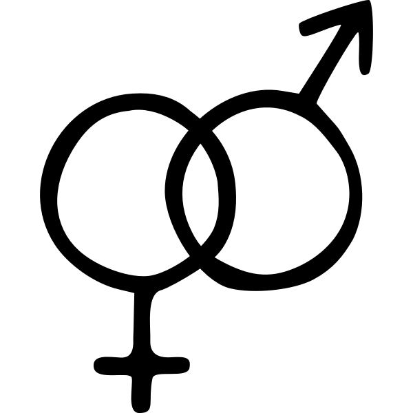 SVG Heterosexual symbol