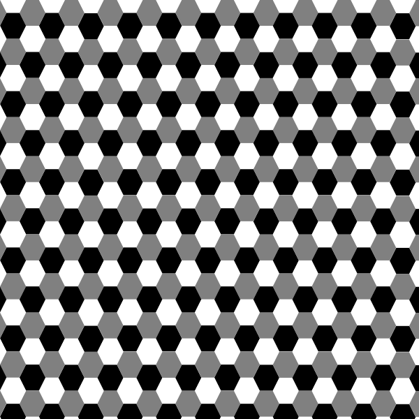 SVG Hexagon gray scale