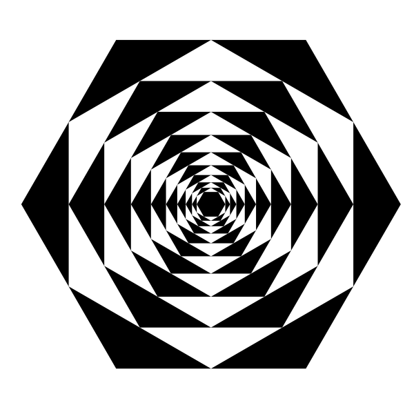 SVG Hexagon midpoint snap