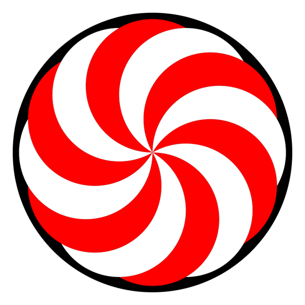 SVG hexagon peppermint