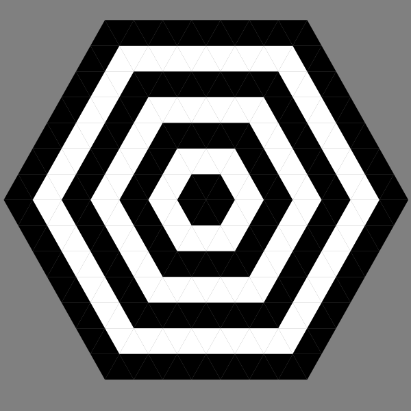 SVG Hexagon target