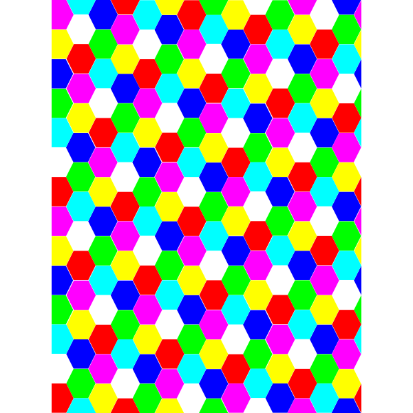 SVG hexagonal tiles