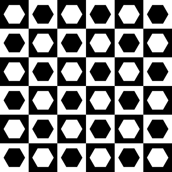 SVG Hexagons in chessboard