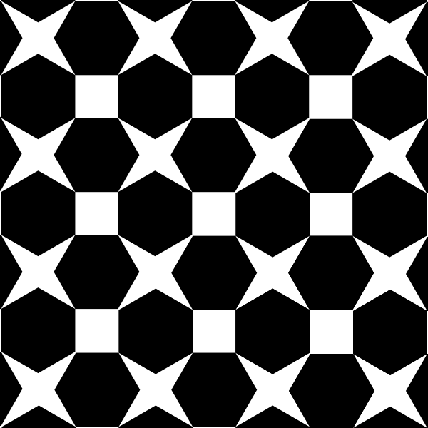 SVG hexagons squares tetragrams