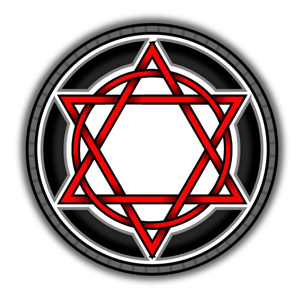 SVG Hexagram star