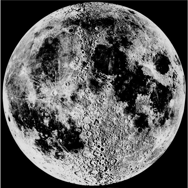 SVG High Fidelity Moon