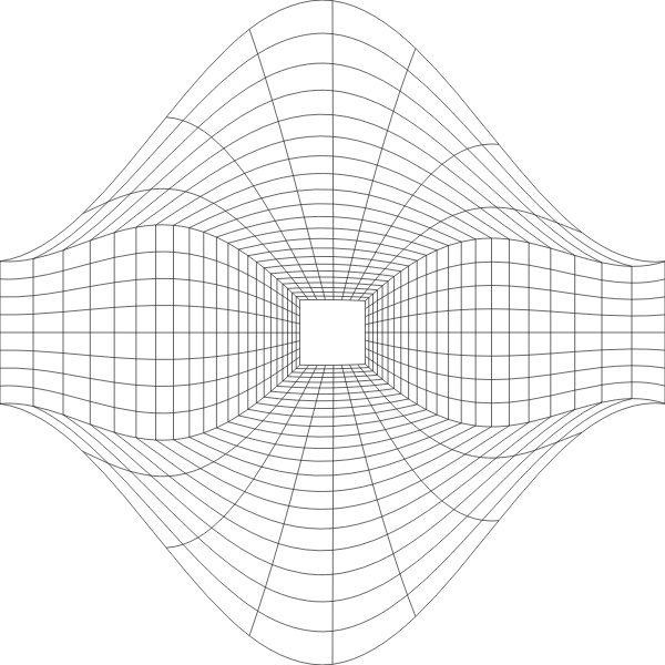 SVG High Field Of View Perspective Grid