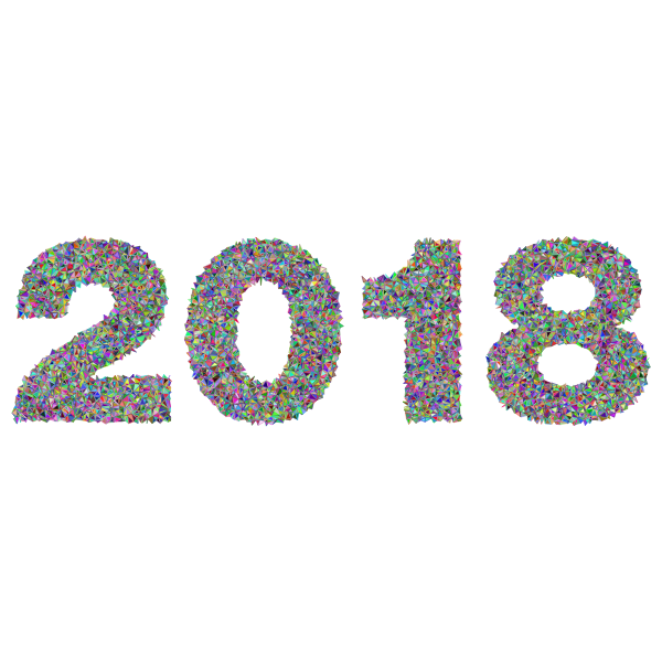 SVG High Poly 2018 Text