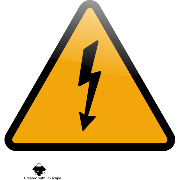 SVG High voltage caution