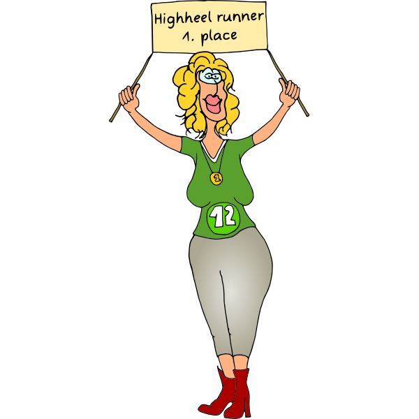 SVG Highheel Runner