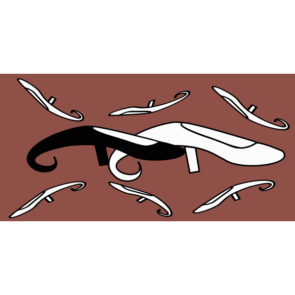 SVG highheel with tail