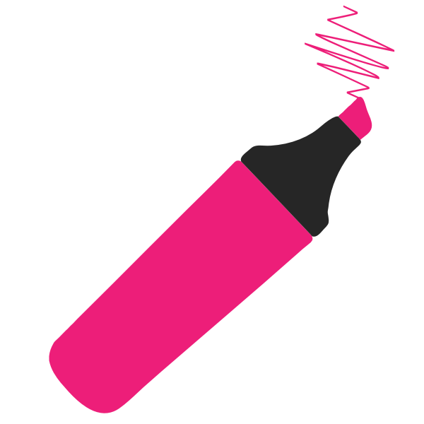 SVG Highlighter pen
