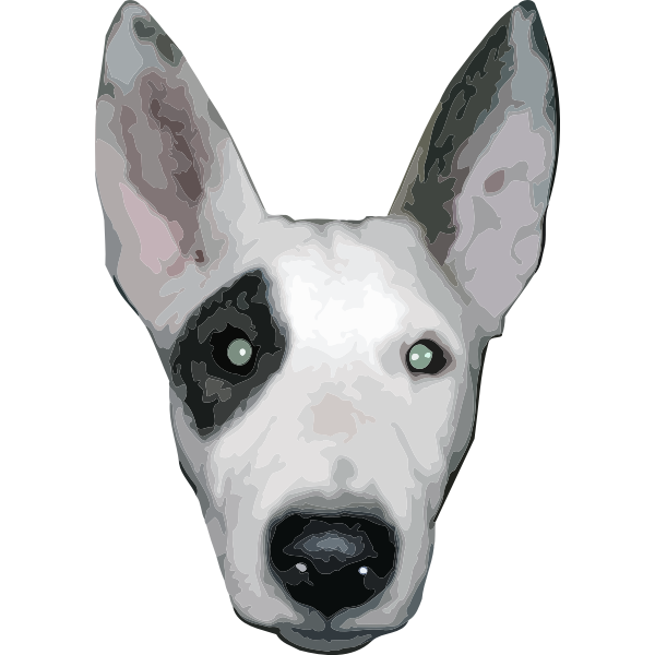 SVG HighRes Bullterrier head
