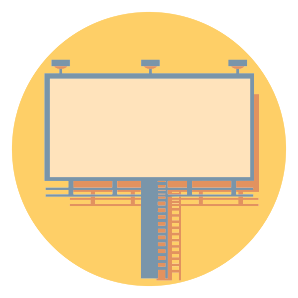 SVG Highway sign board