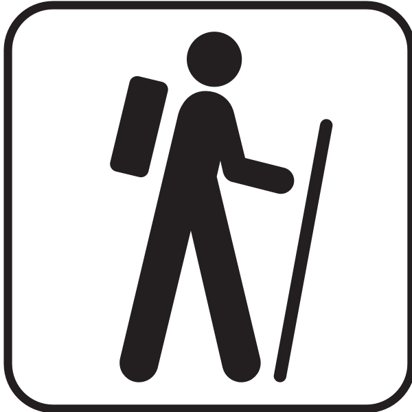 SVG Hiking icon