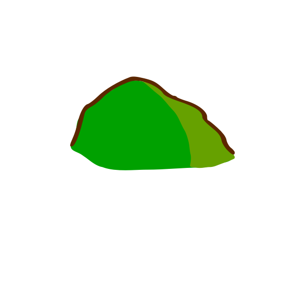 SVG Hill map element vector drawing