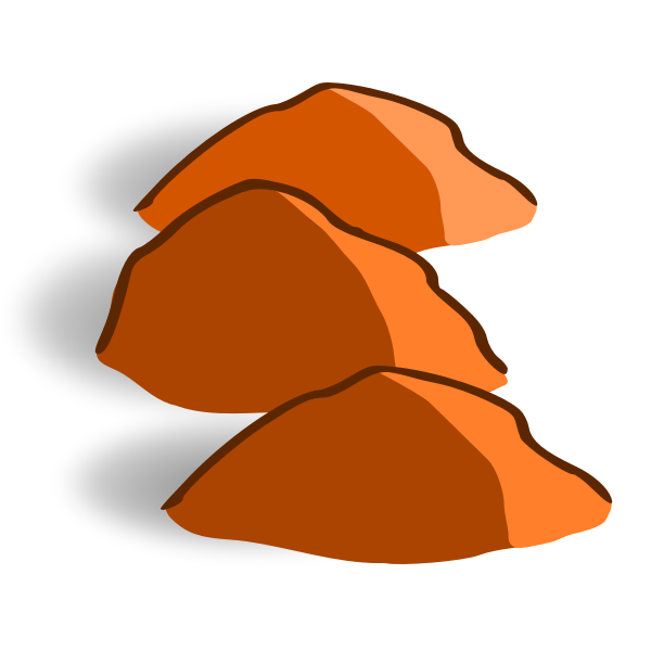 SVG Hills vector image