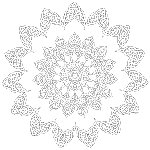 SVG Hilton knot flower