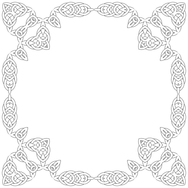 SVG Hilton knot frame icon