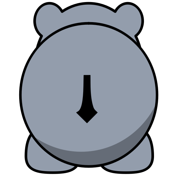 SVG Hippo039s behind