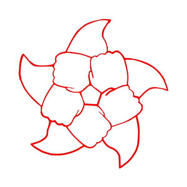 SVG hk people outline rotate