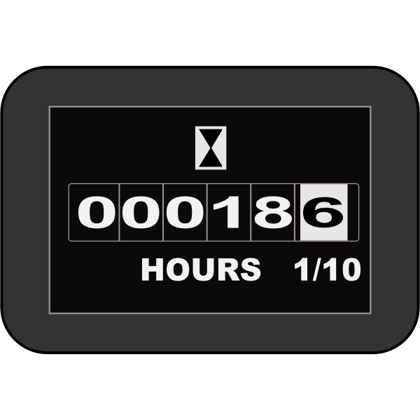 SVG Hobbs Hour Meter