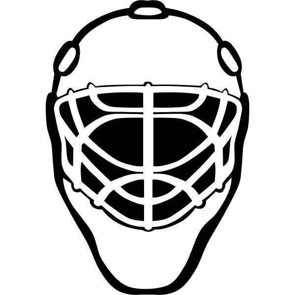 SVG Hockey protection gear vector illustration