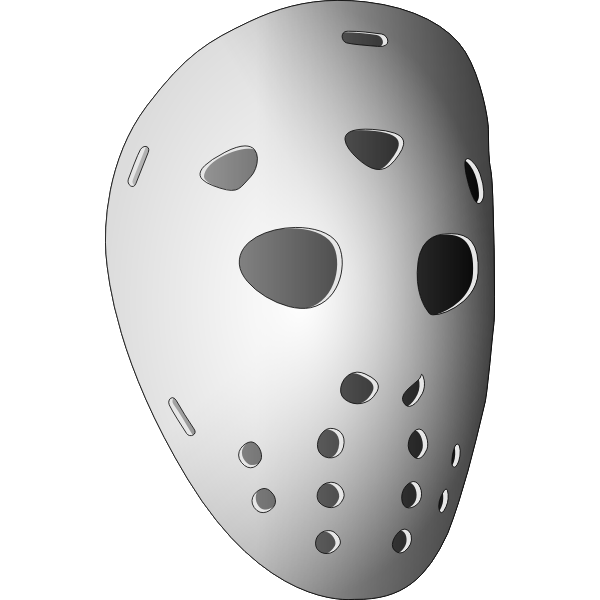 SVG Hockey shin guard vector illustration