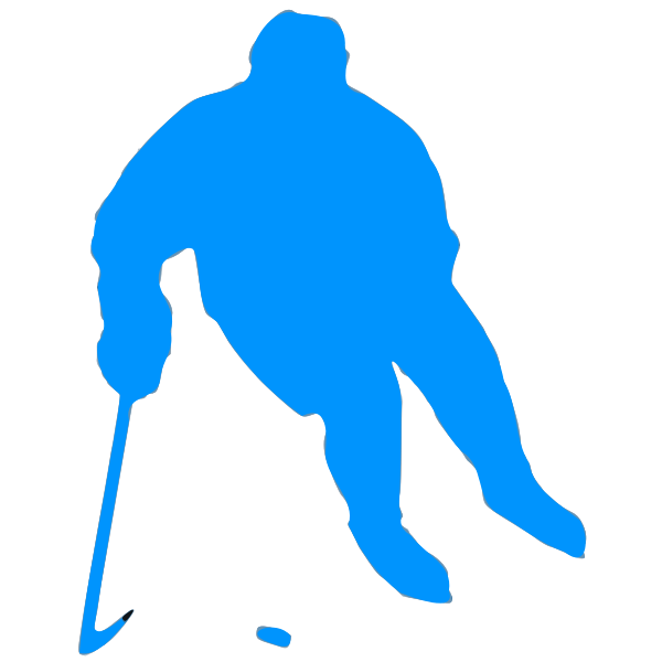 SVG Hockey silhouette