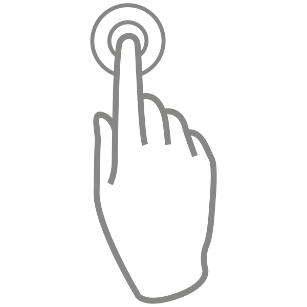 SVG Holding hand