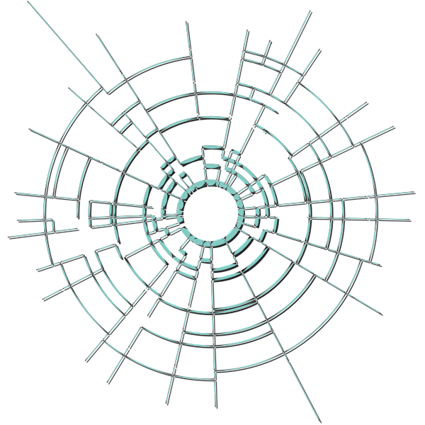SVG Hole in the glass
