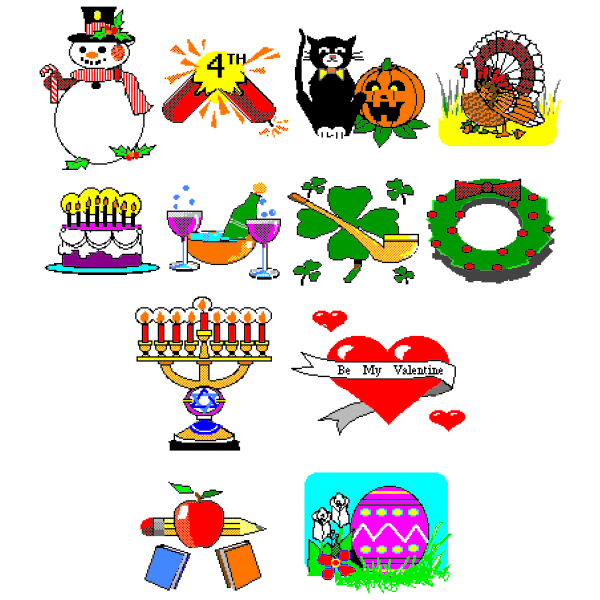 SVG Holiday icons