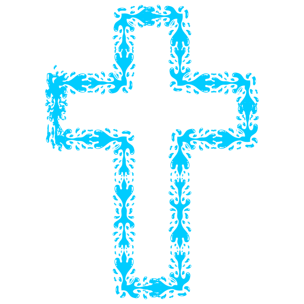 SVG Holy water cross