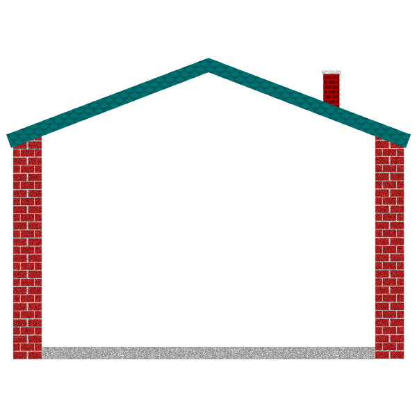 SVG Home border vector image