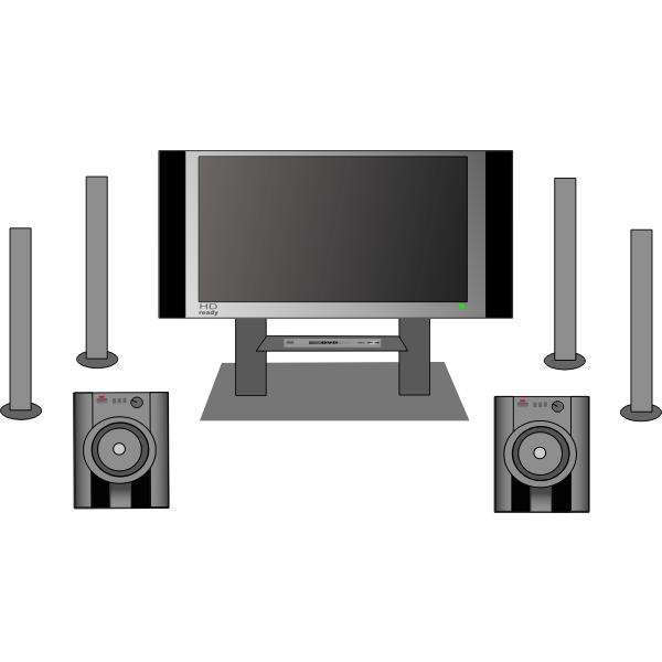 SVG Home cinema vector image