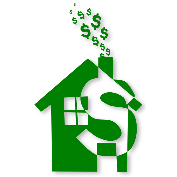 SVG Home expense vector graphics