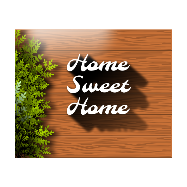 SVG Home sweet home icon