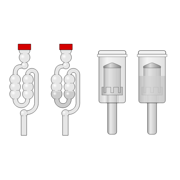 SVG Homebrewing airlocks vector image