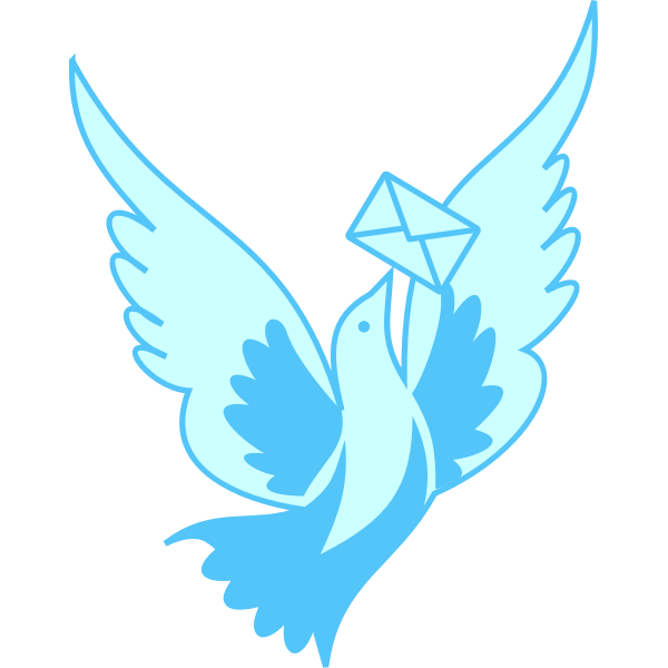 SVG Homer Postal pigeon