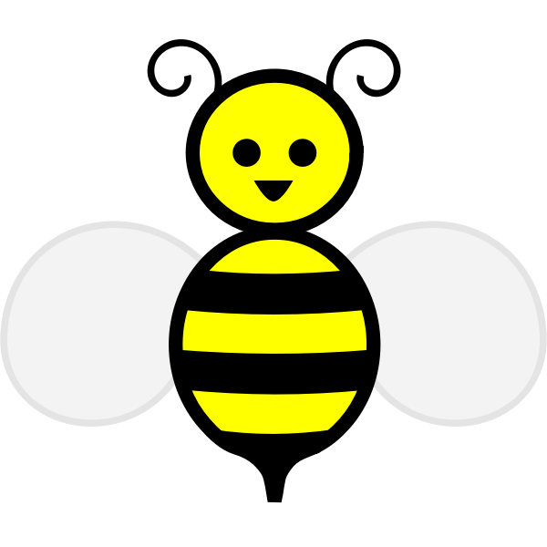 SVG Honey bee image